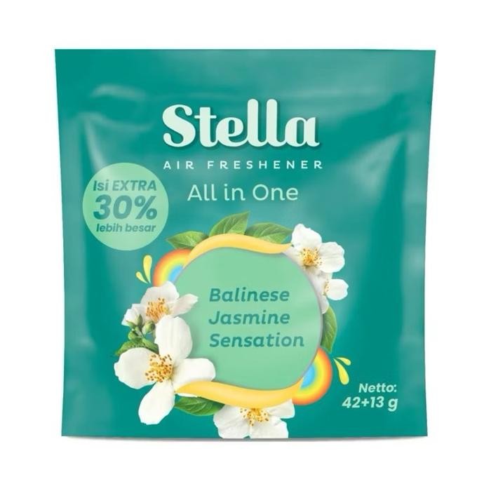 Stella all in one 42+13 gr Air Freshener Balinese Jasmine NEW Pengharum ruangan mobil gantung