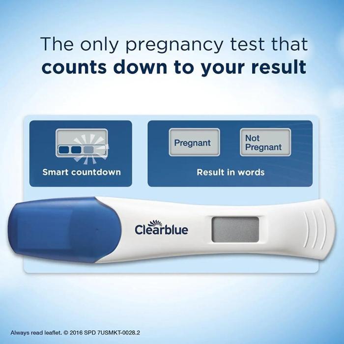 Terlaris ClearBlue Digital Pregnancy Test results in words - tes pack kehamilan - 3 pcs box segel