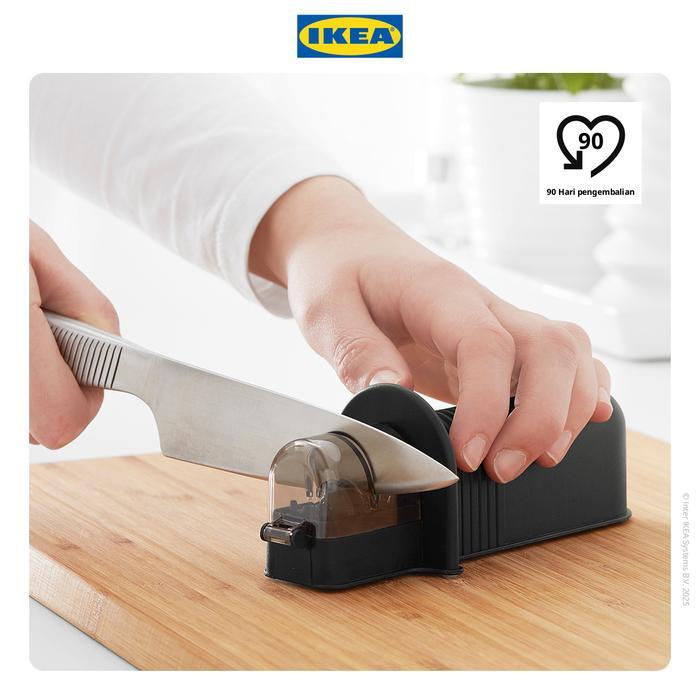 IKEA ASPEKT Pengasah Pisau Hitam Berkualitas Kitchenware