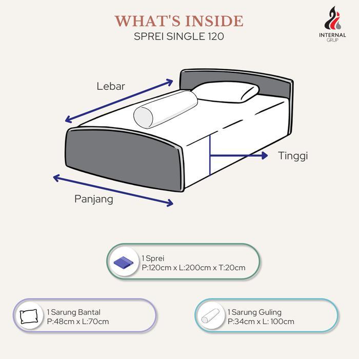 ..- Illusions - Sprei Single 120X200 - Indira