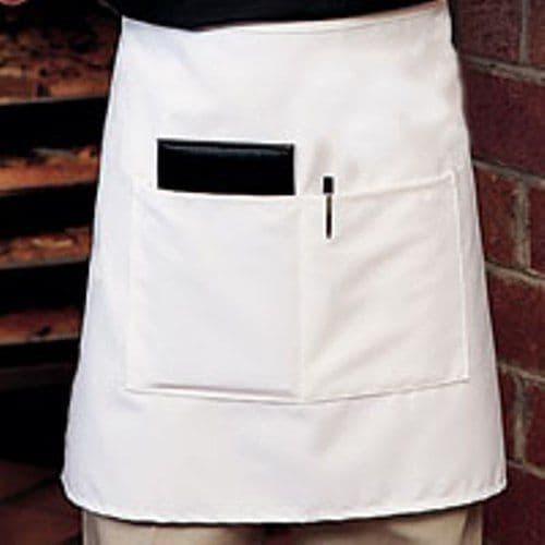 Half Body Celemek/Apron - Putih (Apron Pinggang)