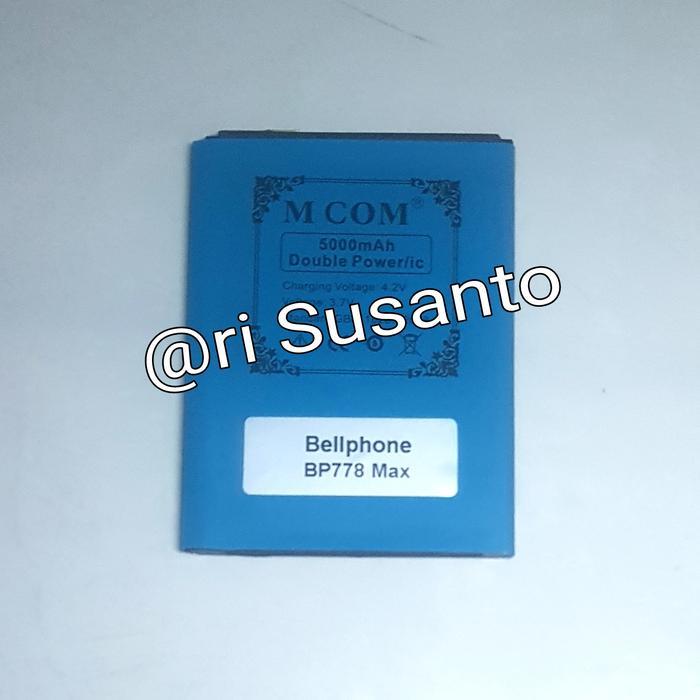 BATERAI MCOM FOR BELLPHONE BP 778 MAX / BP778 MAX DOUBLE POWER 5000MAH