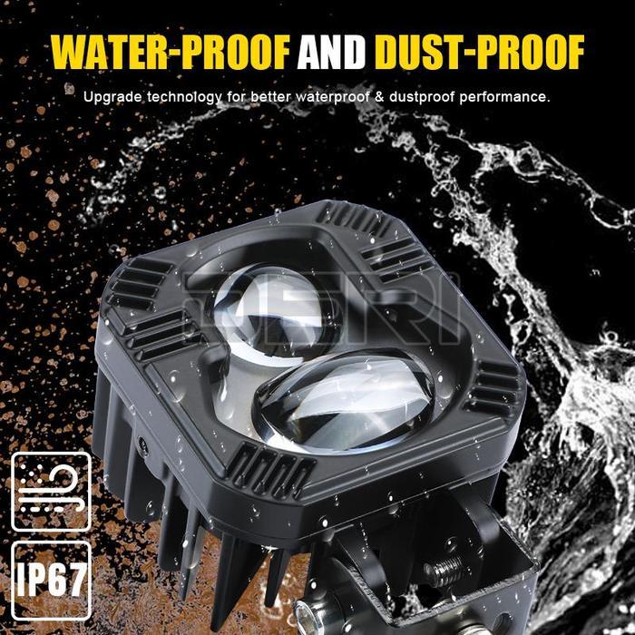 kencana Lampu Tembak Laser Gun EXTREME Spot Light MT28K 25W DC 12-24V Motor Mobil Truck Bus