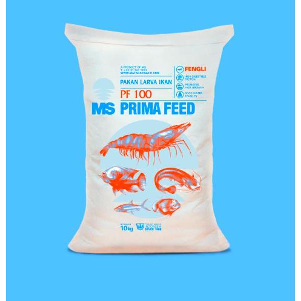 PF 100 Pelet Ikan 10 kg Pakan Benih Ikan Anakan Udang Lele Nila Cupang Ikan Hias