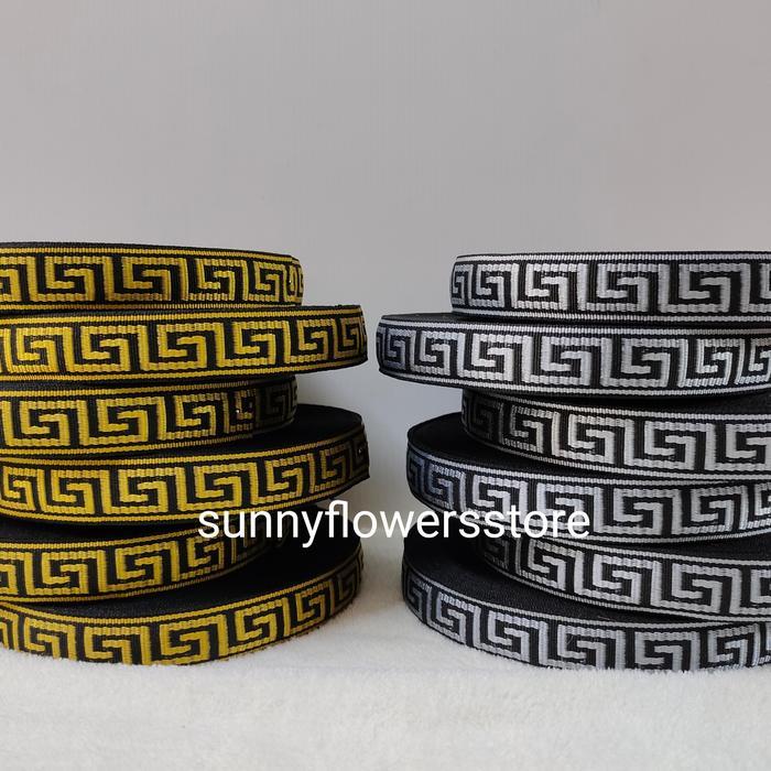 pita versace/pita gamis renda bordir silver/gold