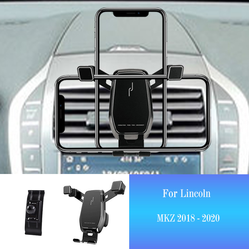 Car Mobile Phone Holder for Lincoln MKZ 2018-2020 Smartphone Mount