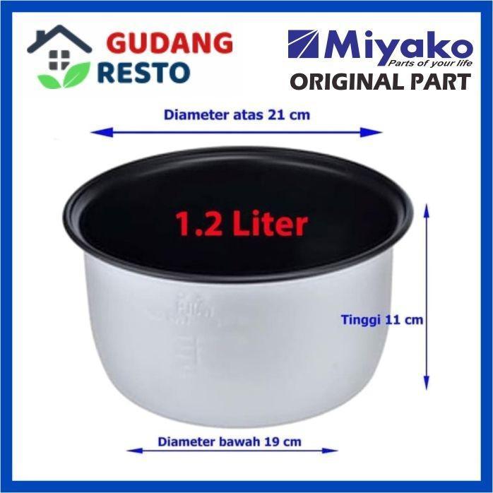 Panci Teflon Magic Com Miyako 1,2 Liter Original Miyako