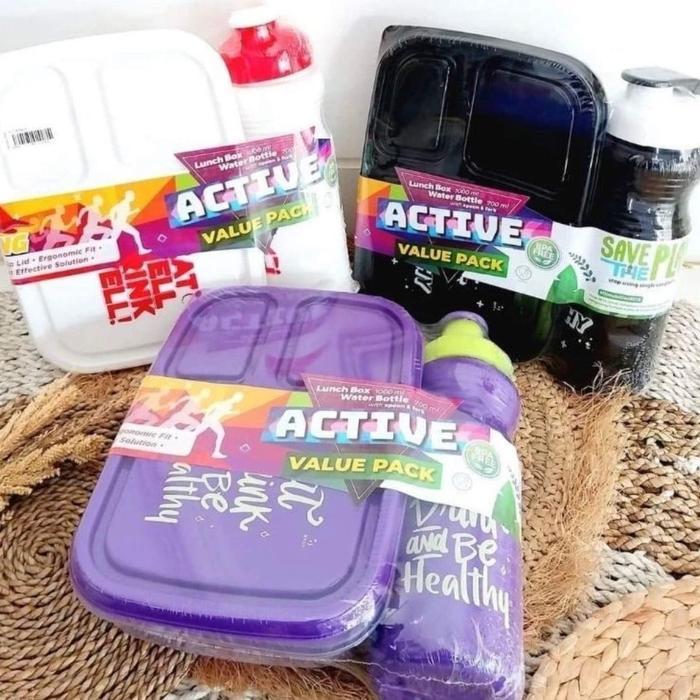 Active Value Pack set tempat makan+tempat minum