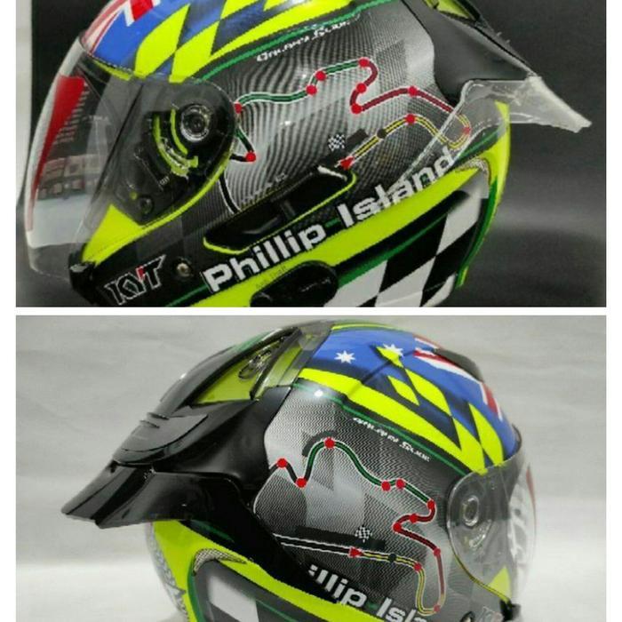 ASLI spoiler kyt galaxy slide / spoiler helm kyt galaxy slide READY STOCK