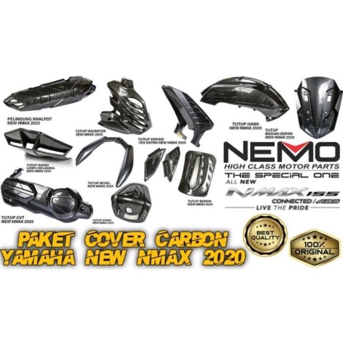 Paket Carbon Nemo All New Nmax 2020 2021 Aksesoris Motor New Nmax 2020