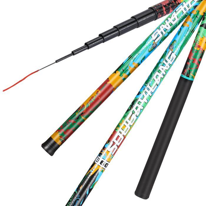 Sougayilang Joran Pancing Teleskopik 2,7m 3,6m 4,5m 5,4m Bahan Serat Kaca Alat Pancing Umpan udang