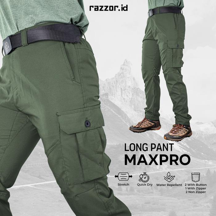 Eiger Adventure - Celana Panjang Cargo Outdoor Gunung Maxpro Terbaru Original