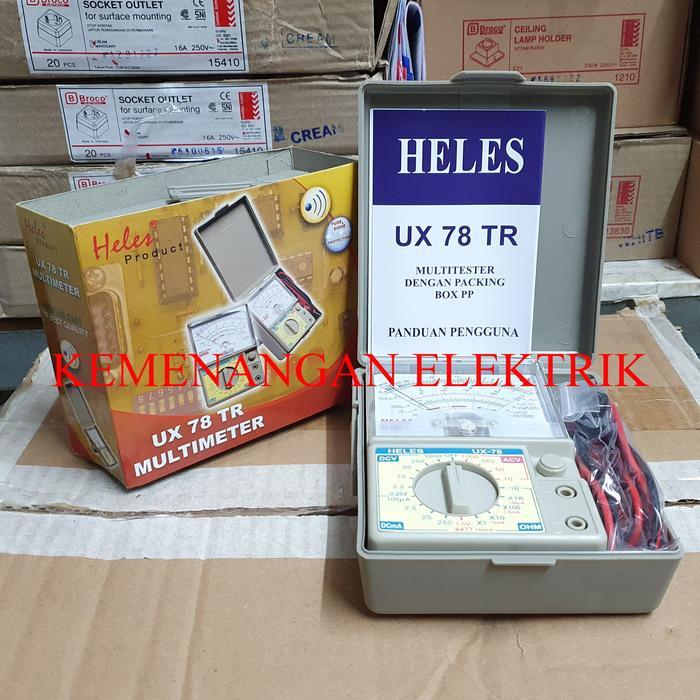 Multimeter Avometer Heles Ux-78 - Analog Multitester Ux78 Ux78Tr