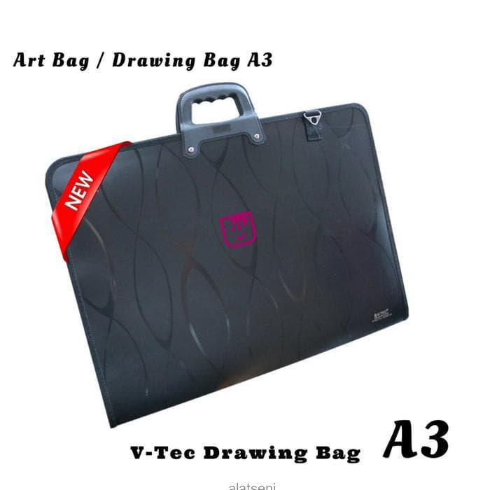 Tas Gambar ukuran A3 / Drawing Bag VTec A3 - Art Bag -Vtec Tas Gambar