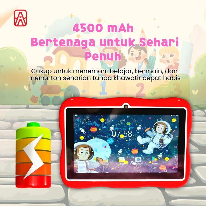 Amiyo A15PRO TAS - Tablet edukasi anak 8 inchi 4500mAh 4/64GB