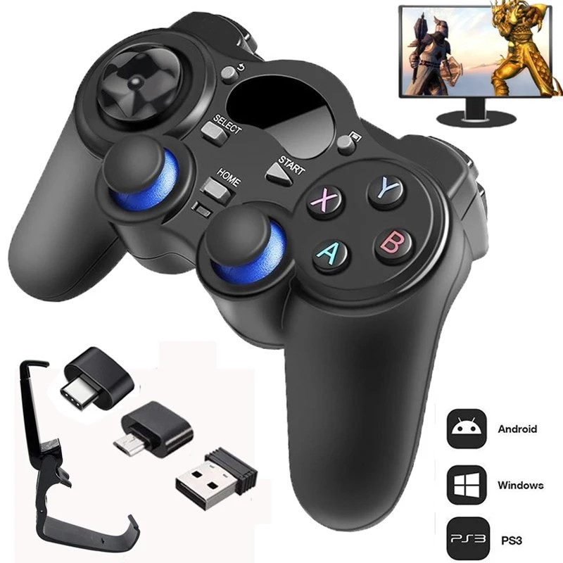 2.4G Controller Gamepad Android Wireless Joystick Joypad with OTG