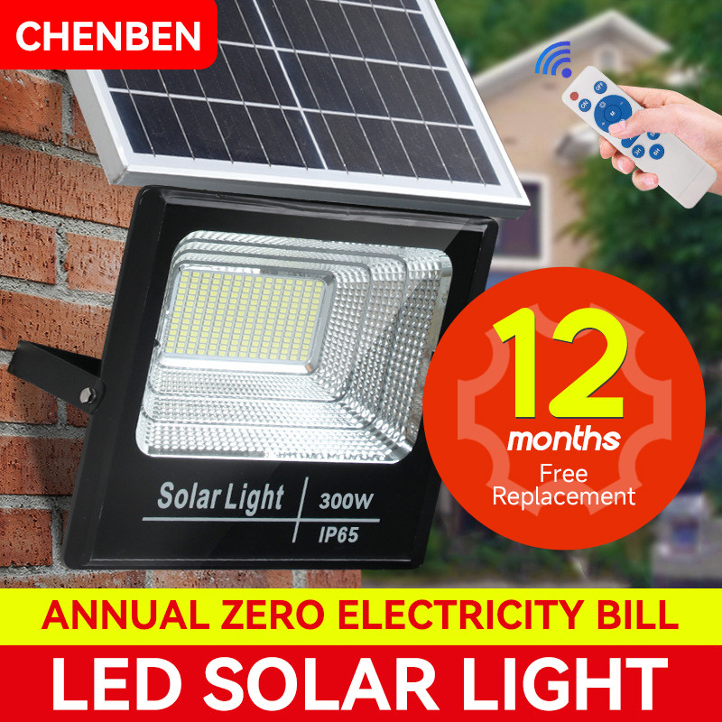 Outdoor Solar Light LED Solar Panel Lamp IP65 Waterproof Floodlight