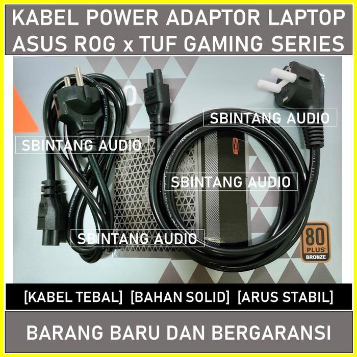 Kabel Power Adaptor Charger Laptop Asus Rog 3 Lubang Original