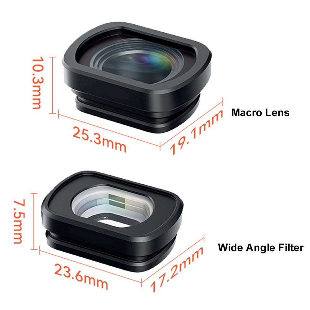 For DJI Osmo Pocket 3 Magnetic Wide Angle Lens /Macro Lens Optical Glass Wide Angle Lens Filter