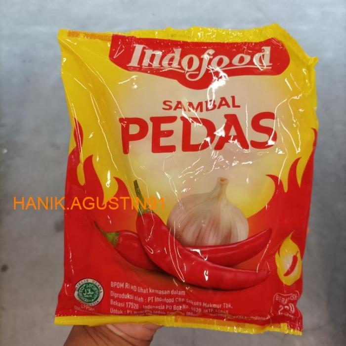 Indofood Saus Sachet Indofood sambal pedas (Isi 24 sachet)