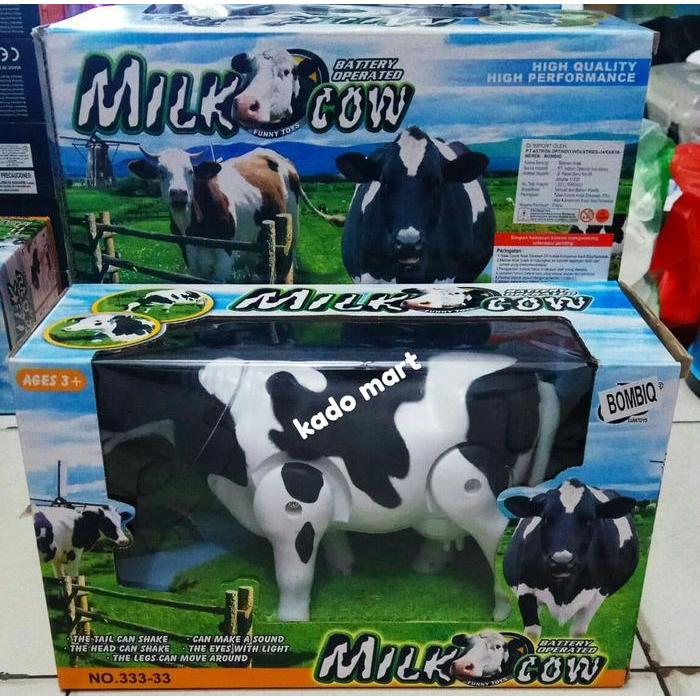 Mainan Edukasi Anak Sapi Bisa Jalan & Bergerak Mainan Hewan Binatang
