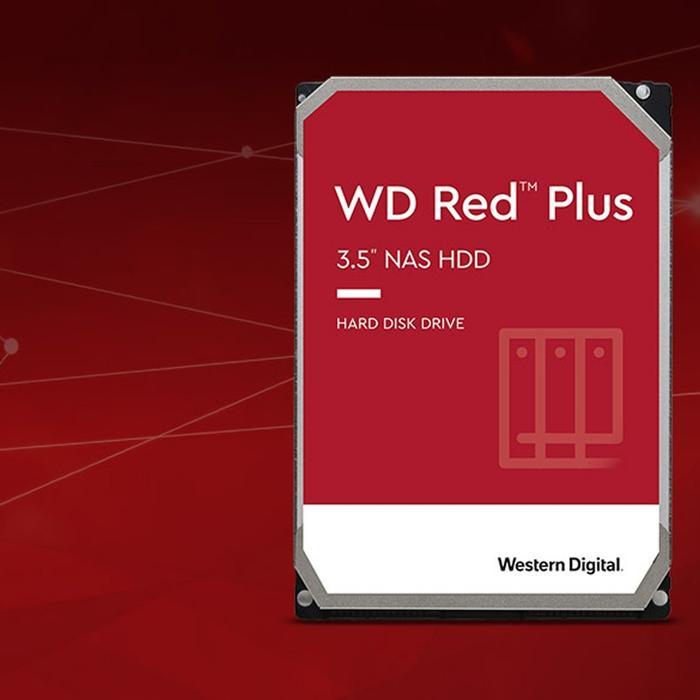 0k2n- Wd Red Plus 4Tb - Nas Hdd - 3.5" Pc Server Hdd