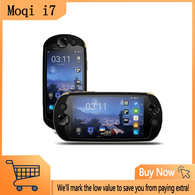 6.0 Inch Moqi i7 Handheld Game Console Android 7.1 Support WIFI Bluetooth Long Standby Time 100% Ori