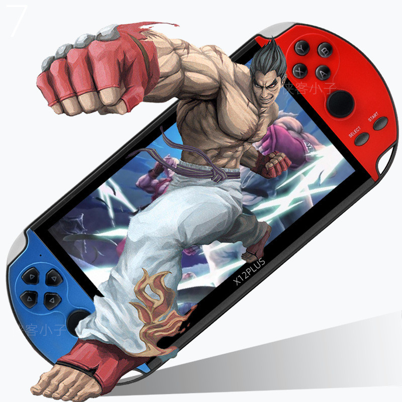 X12 Plus 7-inch High-definition Large Screen Dual Joystick 16g Handheld Game Console Retro Nostalgic
