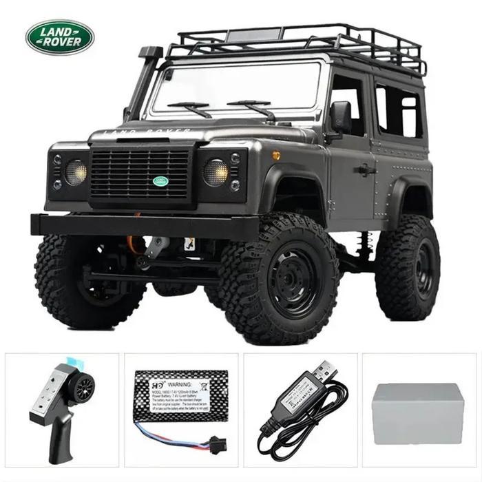 Rc Adventure Mobil Offroad Mn99S D99 Full Propo Defender Lampu Sein Ban Remote Control Baterai Cas