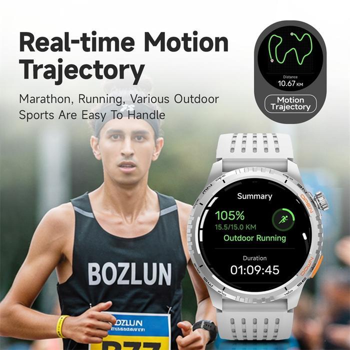 34oi- Skmei B77 Smartwatch Olahraga Premium Jam Tangan Gps Tahan Air 3Atm Monitor Kesehatan