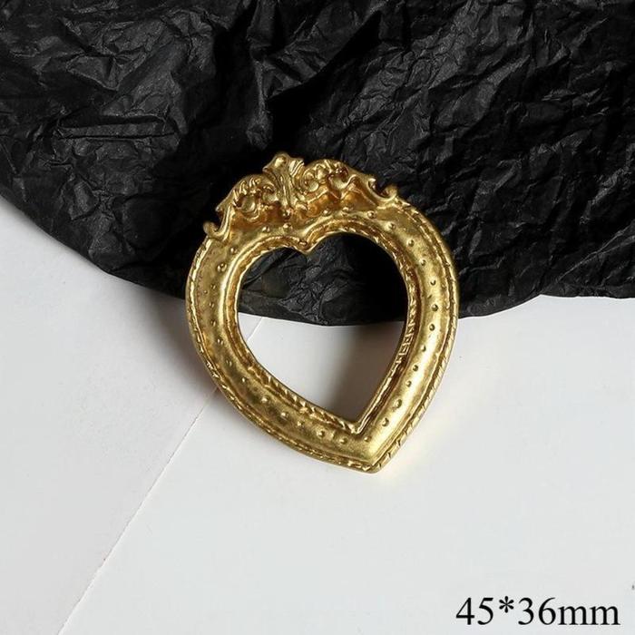 Vinnatsu 12PCS Aesthetic Mini Frame Frame Foto Mini Vintage Emas Bening Properti Foto Vintage