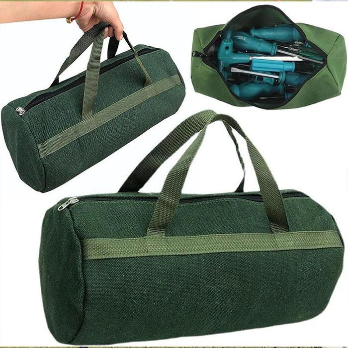 Terbaru Tas Alat Perkakas Besar Anti Air - Tas Toolkit Perkakas Tabung Bulat Tools Bag Tukang &