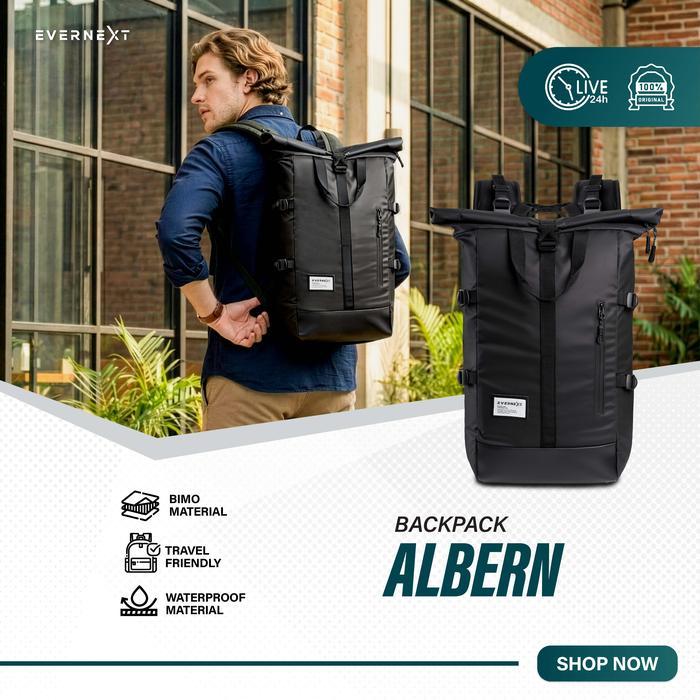 Eiger T- Tas Ransel Pria Waterproof Tas Outdoor Anti Air Backpack Laptop Albern