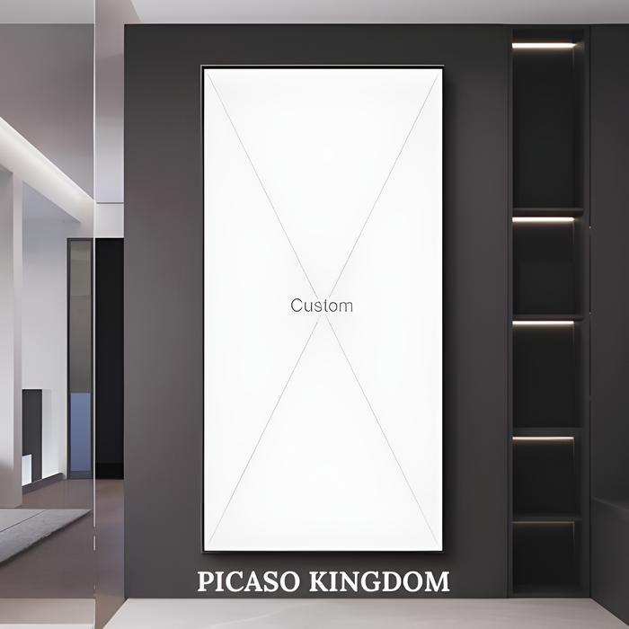 Custom Lukisan Porcelain Painting 5D Diamond - Aluminium Frame