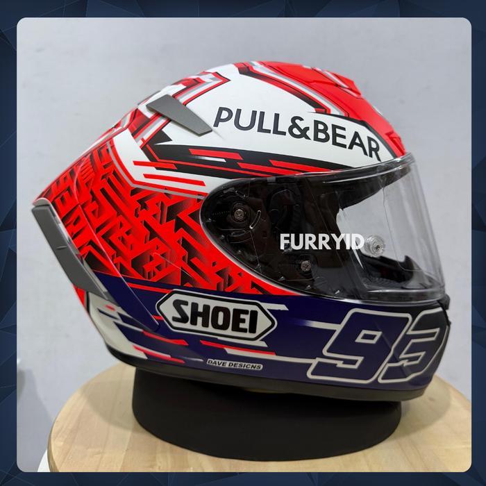 Promo Helm Full Face Shoei X14 Marquez 5 Pull And Bear