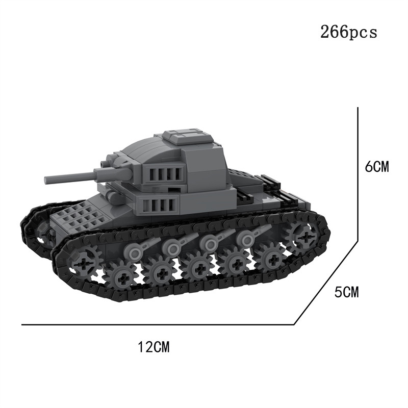WW2 Military Tank series model building blocks DIY armored military vehicle Assemble toys MOC Bricks