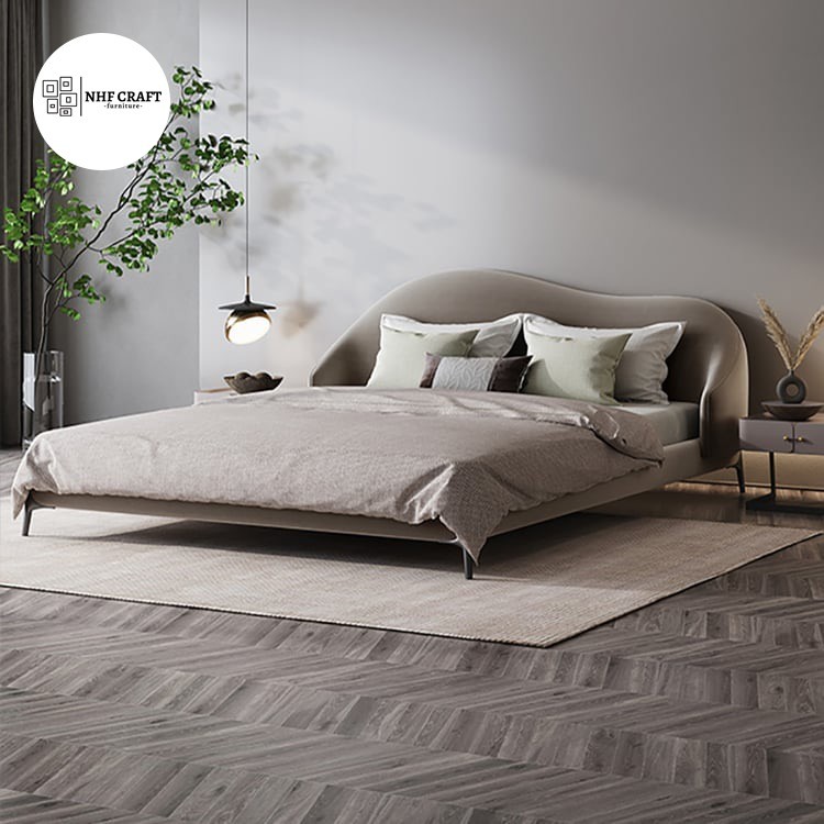 dipan modern minimalis / bed frame modern rangka jati / dipan minimalis