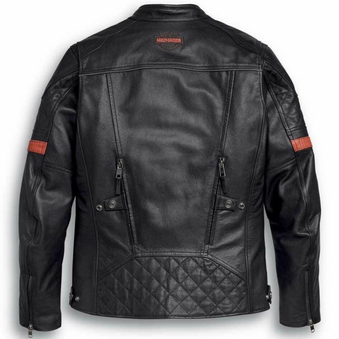 jaket kulit asli Harley Davidson jaket kulit motor pria original