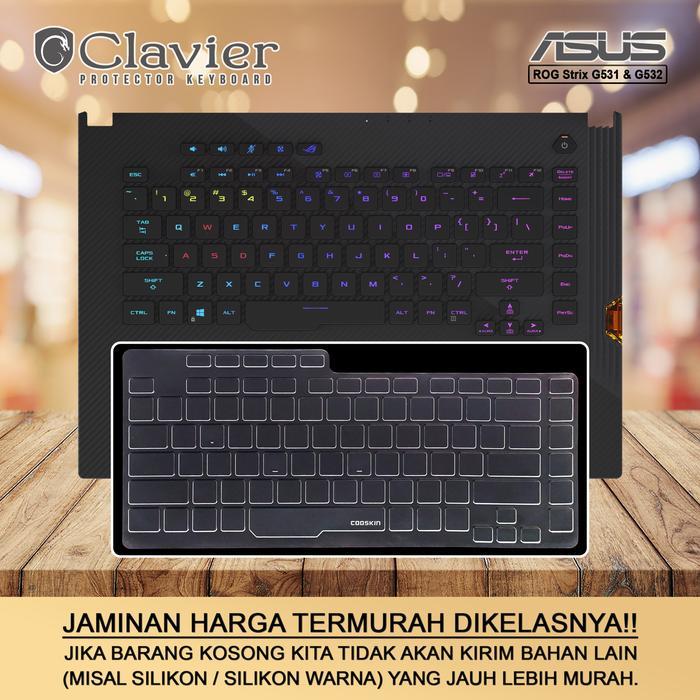 BERKUALITAS Keyboard Protector Cover Kompatibel untuk Asus ROG G532 G532L G532LV G532LW G532LWS Coo