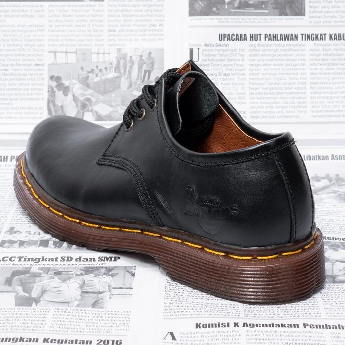 Sepatu Boots Casual Pria Kulit Asli Low Boots Wingtip