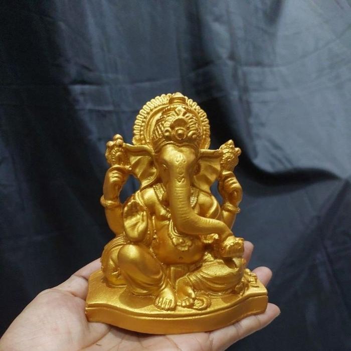 NEW PATUNG GANESHA MINITINGGI 12 CMSANGAT COCOK UNTUK DI DASHBOARD MOBIL,PELANGKIRAN,MEJA KASIR