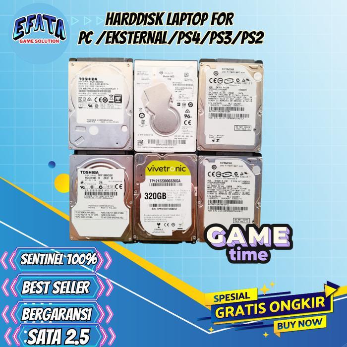 Diskon Hardisk Sata Laptop Ps2Ps3Ps4 Hdd 120/160/250/320/500/1Tb/2Tb Internal Original
