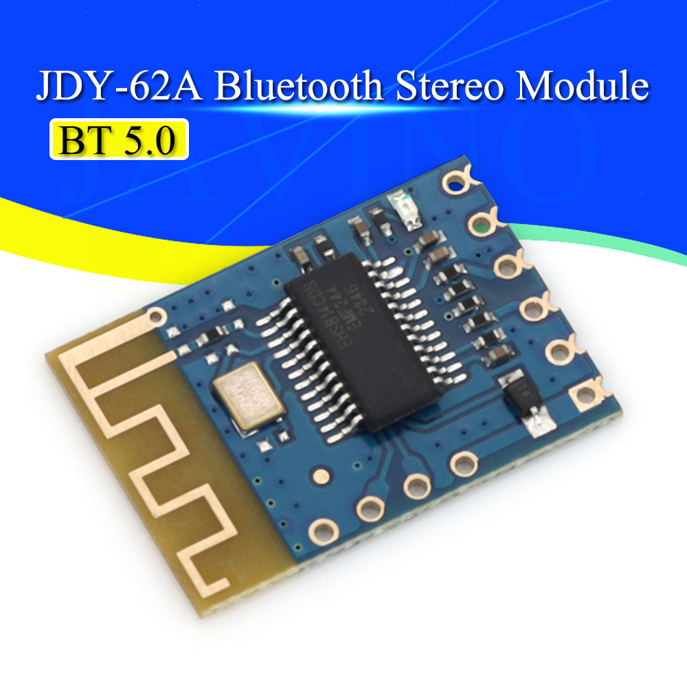 1/5/10Pcs JDY-62A Mini Bluetooth-compatible BLE 5.0 Stereo Audio Wireless Module Board JDY 62 For