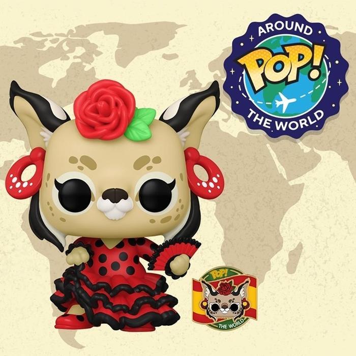 FUNKO POP AROUND THE WORLD SPAIN - CARMEN THE JUNGLE CAT EXCLUSIVE 12