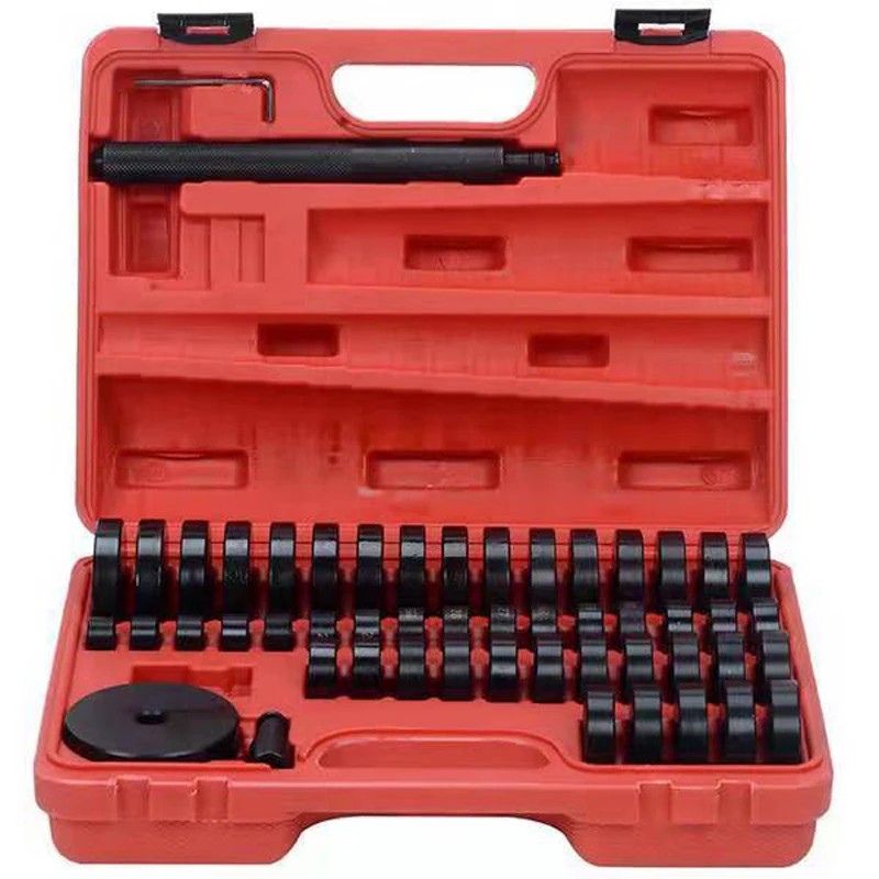 52pcs 18-65mm Bushing Disc Bearing Seal Driver Pressure Disc Tool Set
