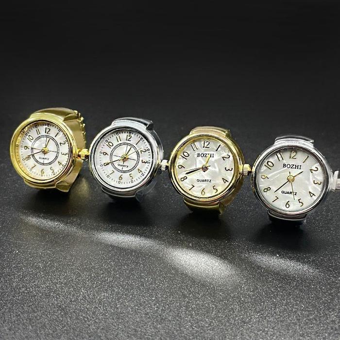 Jam Cincin Hidup Super Keren/ Jam Cincin Pria Dan Wanita/Jam Cincin Jari Jam Cincin Mini Terbaru