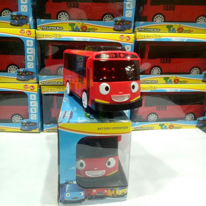 Bus tayo merah / mainan Bus tayo lampu
