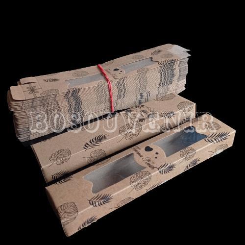 Lucu, Ready KOTAK SOUVENIR box coklat motif ukuran sendok / box rustic