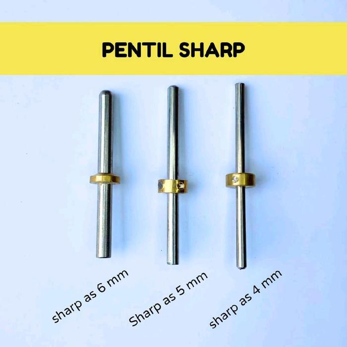 COD pentil sharp/sharp river/pentil sharp long barel as 4mm/5mm/6mm ORIGINAL