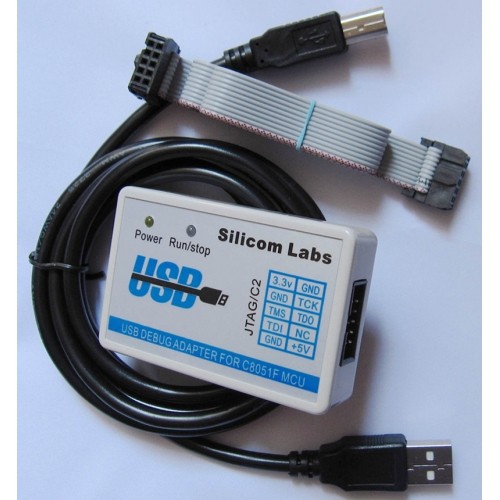 C8051F Emulator Downloader Programmer JTAG/C2 U-EC6/U-EC5/EC3 USB Debug Adapter 3.3V-5V C8051F00